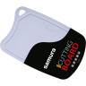 Разделочная доска Samura термопластиковая 380×250×2 мм, серая SF-02G/K